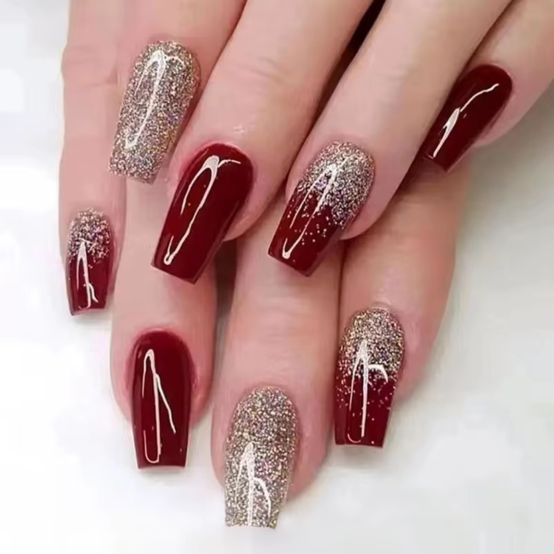 Sexy Maroon Glitter