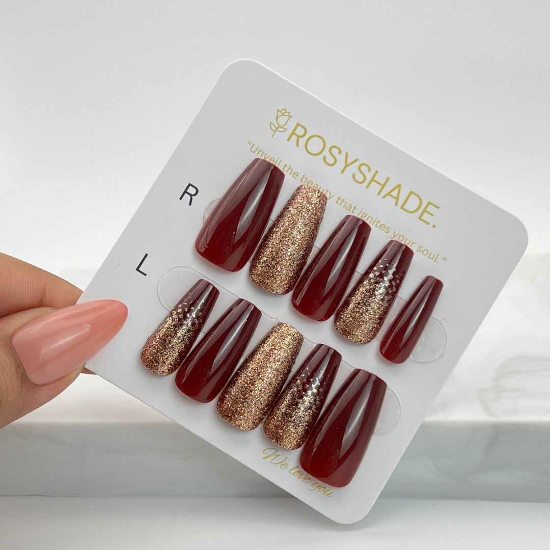 Sexy Maroon Glitter